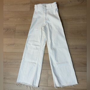 Zara Women's white Flare Jeans